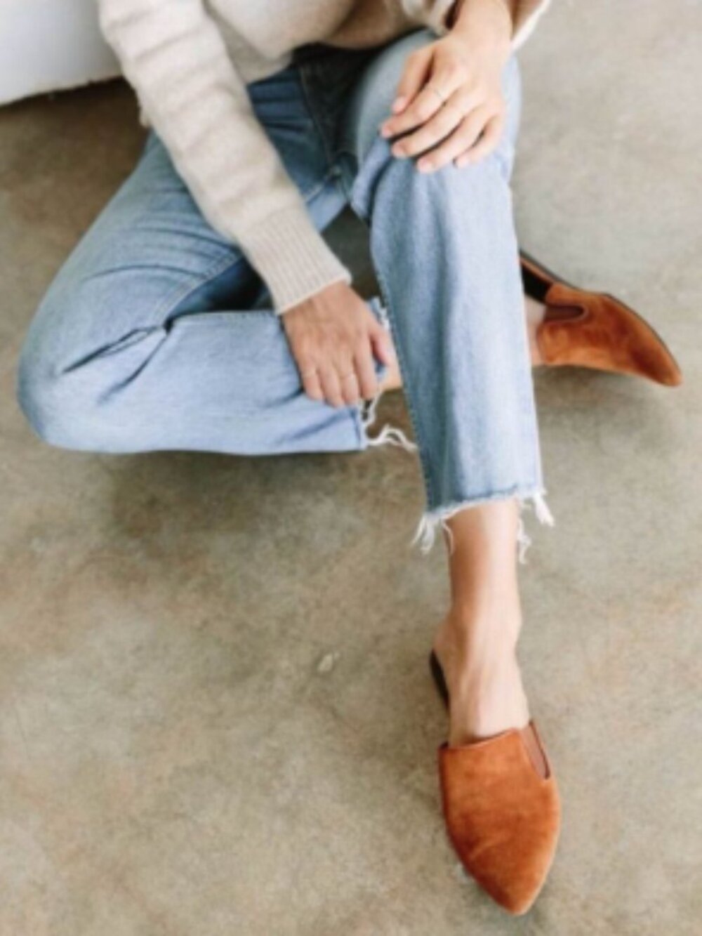NEW! Jenni Kayne:  Suede Mules, 41, Saddle